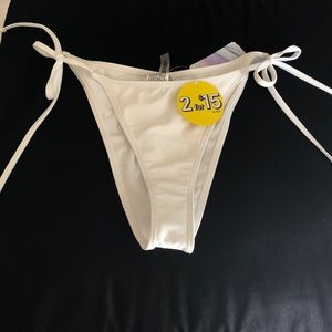 White H&M Bikini Bottoms